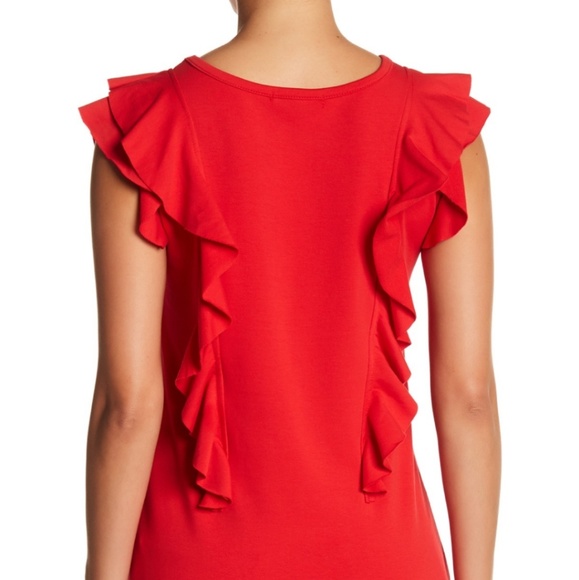 TART sleeveless layered ruffle blouse - Picture 2 of 5